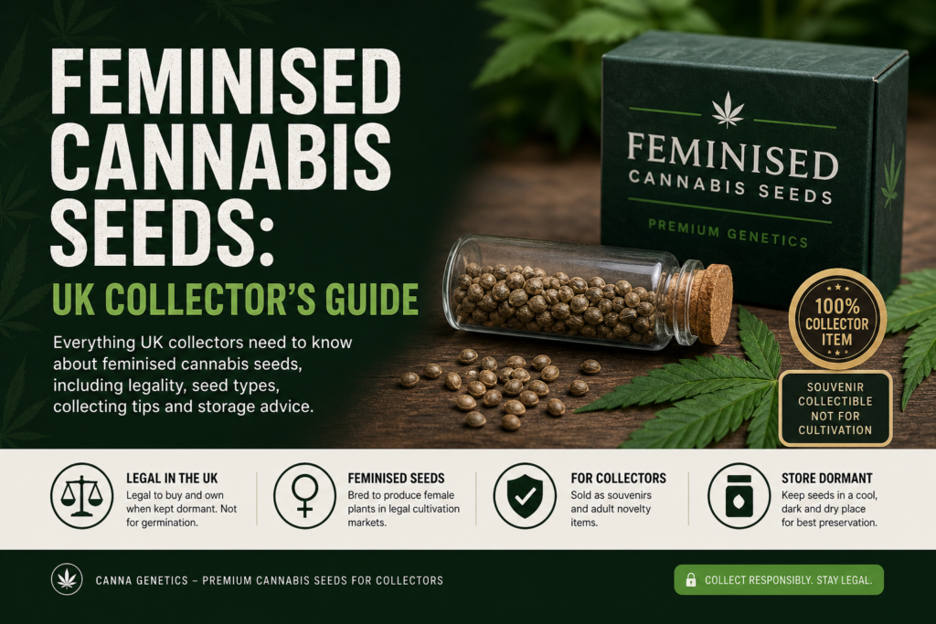 Feminised cannabis seeds UK collector’s guide by Canna Genetics