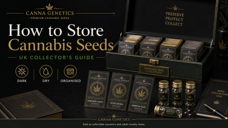 How to store cannabis seeds UK collector’s guide by Canna Genetics