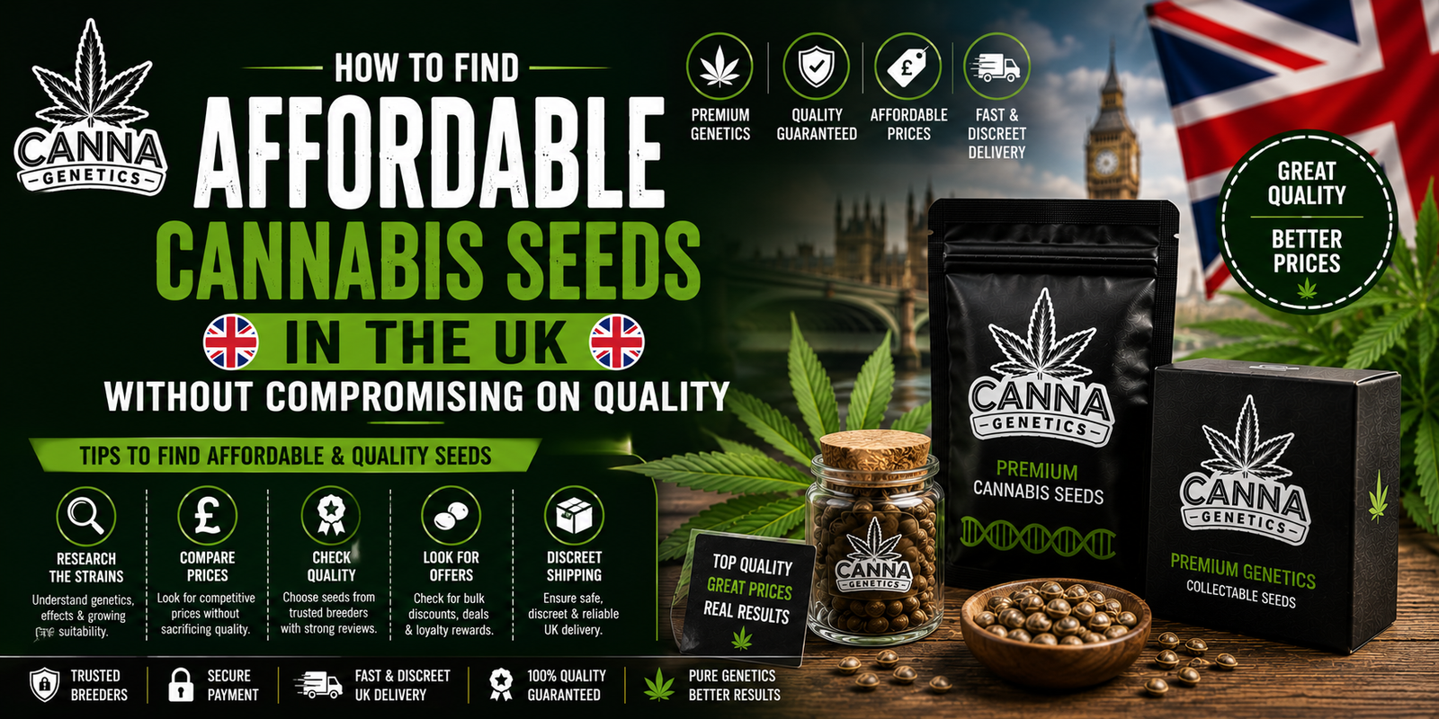 How to Find Affordable Cannabis Seeds in the UK Without Compromising on Quality