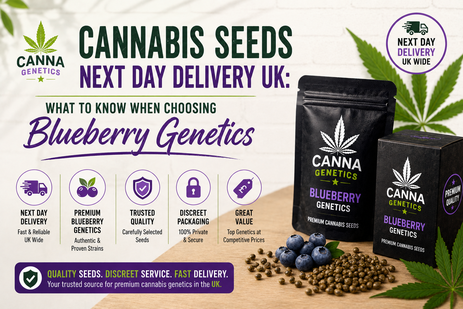 Cannabis Seeds Next Day Delivery UK: What to Know When Choosing Blueberry Genetics 