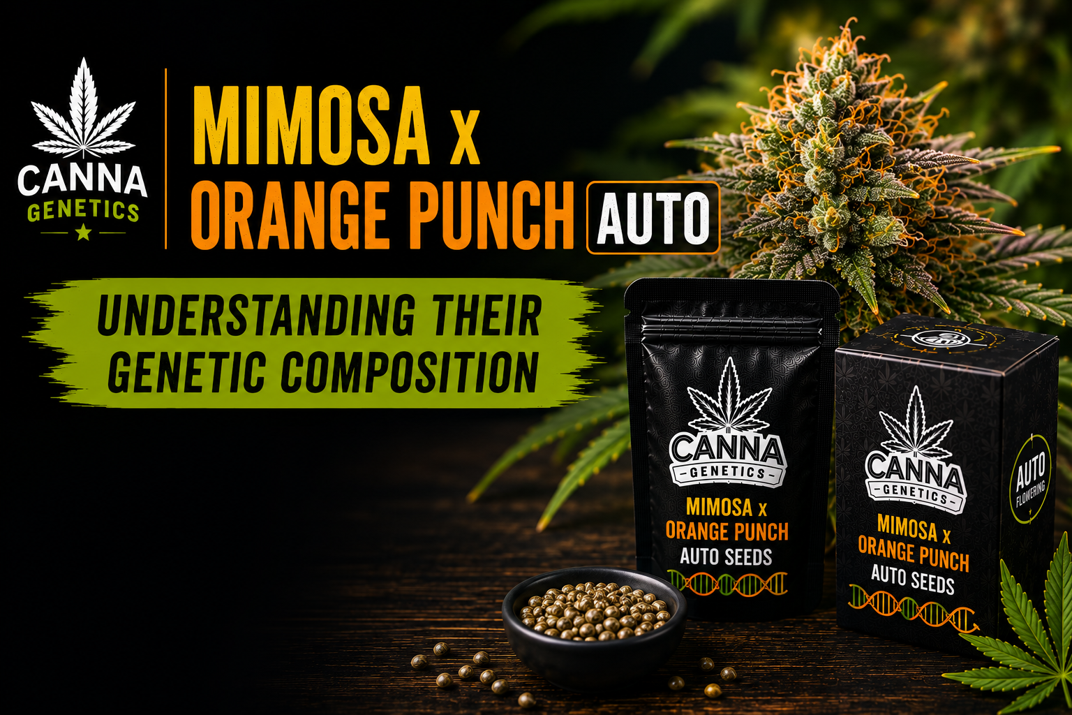 Mimosa x Orange Punch Auto Cannabis Seeds: Understanding Their Genetic Composition